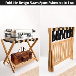 Μπαμπού αναδιπλούμενη βαλίτσα στάση για υπνοδωμάτιο ξενώνων ξενοδοχείο