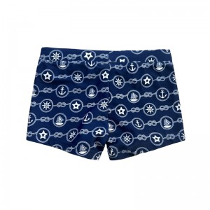 Τυπωμένα στερεά χρώματα κολύμβησης για αγόρια