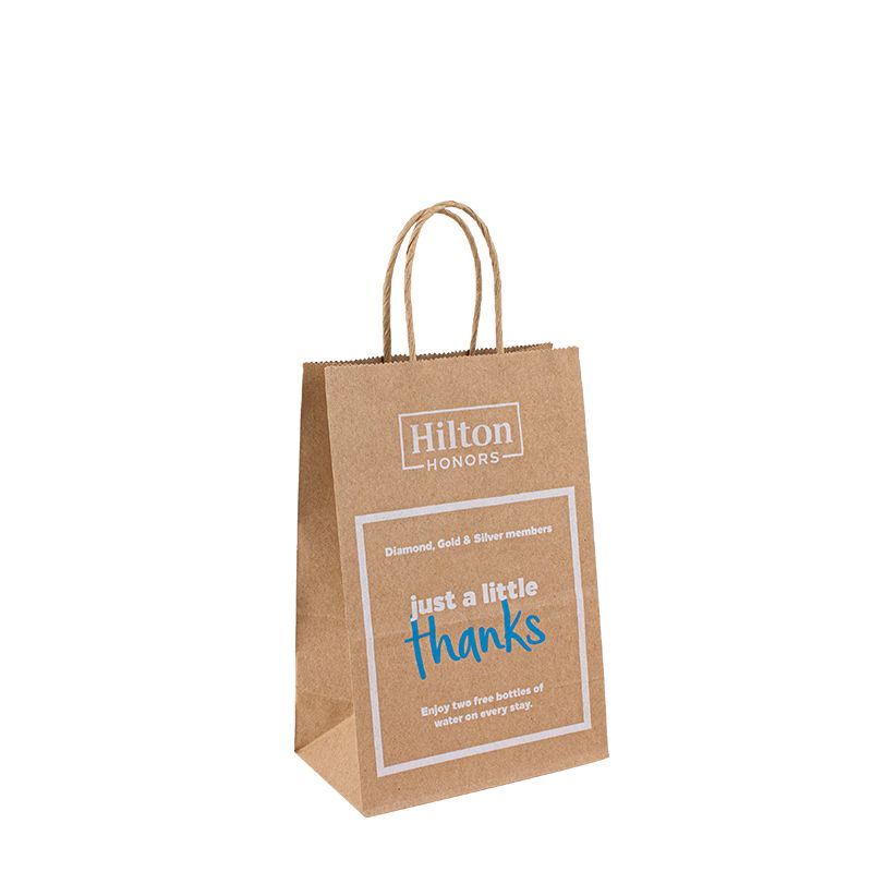 Οι ανακυκλωμένες χάρτινες σακούλες μεταφέρουν ρούχα τσάντα τροφίμων προσαρμοσμένη τσάντα χαρτιού εκτύπωσης