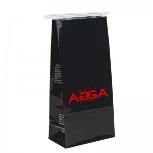 Προσαρμοσμένο λογότυπο Takeaway Ανακυκλωμένη χάρτινη σακούλα σχεδιαστών τροφίμων