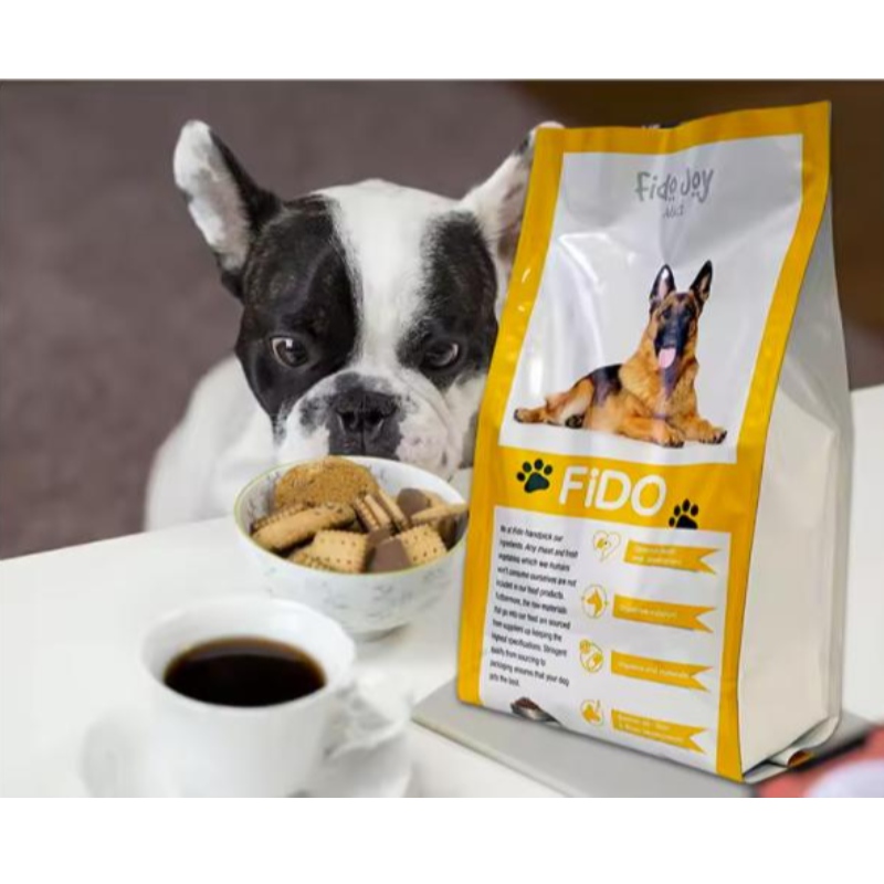 Προσαρμοσμένο μεγάλο 10kg 15kg 20kg επανασφραριζόμενο zipper pla pbat βιοαποικοδομήσιμο πλαστικό σκυλί κατοικίδιων σκύλων λιχουδιές σνακ σνακ τσάντα συσκευασίας για φαγητό