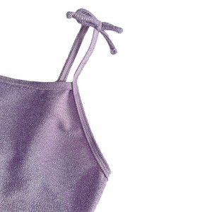 Το Purple Children \\\\ Halter Bow Basic Silver Wire ένα κομμάτι μαγιό