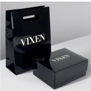 Χαρτί τέχνης Die Cut kraft χάρτινο τσάντα Χριστουγεννιάτικη πτερύγια