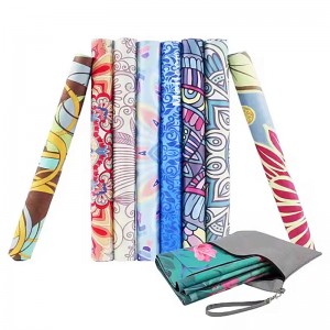 Suede (Microfiber) καουτσούκ Yoga Mat