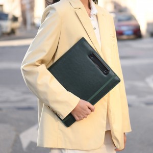 Δερμάτινο πρόχειρο partfolio σημειωματάριο