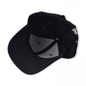Hot Sale Custom Baseball Cap 2d Κεντημένο Λογότυπο Γυναίκες 6 Πάνελ έξω από το Sport Cap Black Curve Brim Headwear τοποθετημένα καπέλα μπέιζμπολ