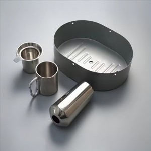 Προμηθευτής προσαρμοσμένου αλουμινίου ή SUS Deep Drawn Μεταλλικά εξαρτήματα βαθιάς έλξης\\/περιστροφής κάτω μέρος περίβλημα Μέταλλο σ...