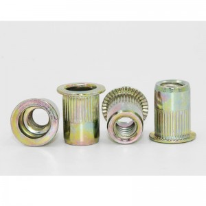 ψευδάργυρος-χρωματιστό επιμεταλλωμένο καρφιτσωμένο παξιμάδι με βυθισμένη κεφαλή