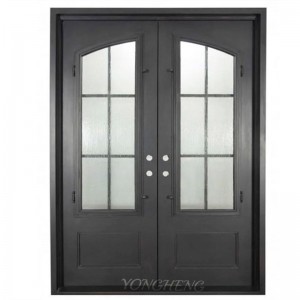 Πόρτα εισόδου από γαλλικό σφυρήλατο σίδερο