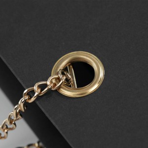 Χάρτινη τσάντα Luxe Μαύρη Αλυσίδα