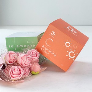 Κομψό χάρτινο κουτί καλλυντικών Kraft