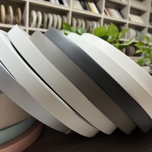 PVC ξύλο έπιπλα σιτηρών άκρη ζώνη γκρι