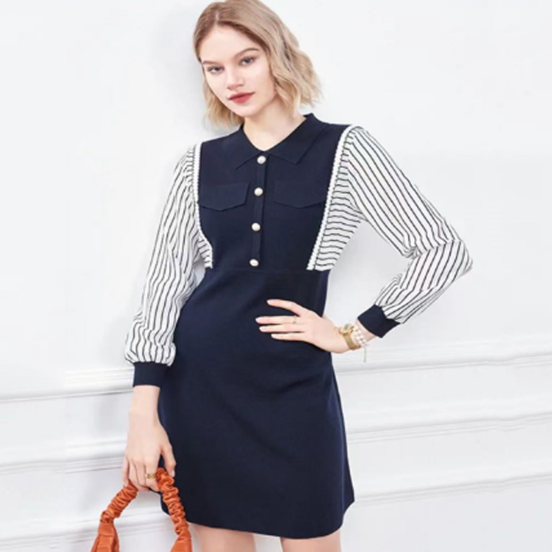 Νωρίς το φθινόπωρο μικρό περιλαίμιο πλεκτή μισή ζακέτα