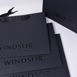 Χαρτοπέτιστη τσάντα Noir Luxe