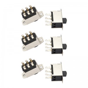 Slide Switch SS22G09 για το σαρωτικό ρομπότ είναι διπλό-σειρά 6-Pin Vertical Agggle Reset Switch