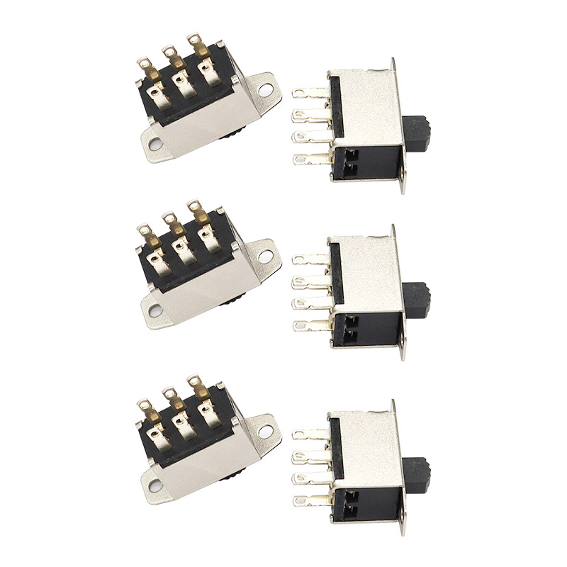 Slide Switch SS22G09 για το σαρωτικό ρομπότ είναι διπλό-σειρά 6-Pin Vertical Agggle Reset Switch