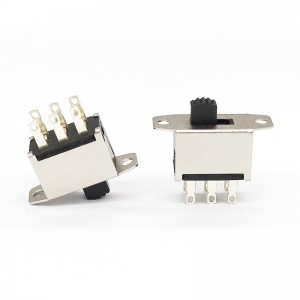 Slide Switch SS22G09 για το σαρωτικό ρομπότ είναι διπλό-σειρά 6-Pin Vertical Agggle Reset Switch