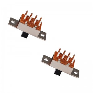 Slide Switch SS23F06 Custom-φτιαγμένο διπλάσιο-σειρά 6-PIN κατακόρυφος διακόπτης στεγνωτήρα τρίχας κενού