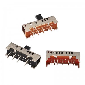 Slide Switch SS23H06, Double-σειρά 8-PIN κατακόρυφος διακόπτης ολίσθησης, κατακόρυφος διακόπτης διαφάνειας για ηλεκτρική κουβέρτα ηλεκτρική θε...