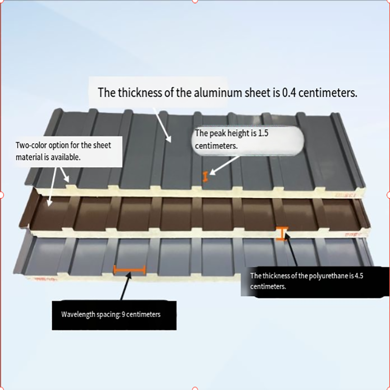 Πλαίσια αλουμινίου για την οροφή του Σινικού τοίχου-Σχεδιασμός διαμορφωμένου με ιδιότητες μόνωσης θερμότητας