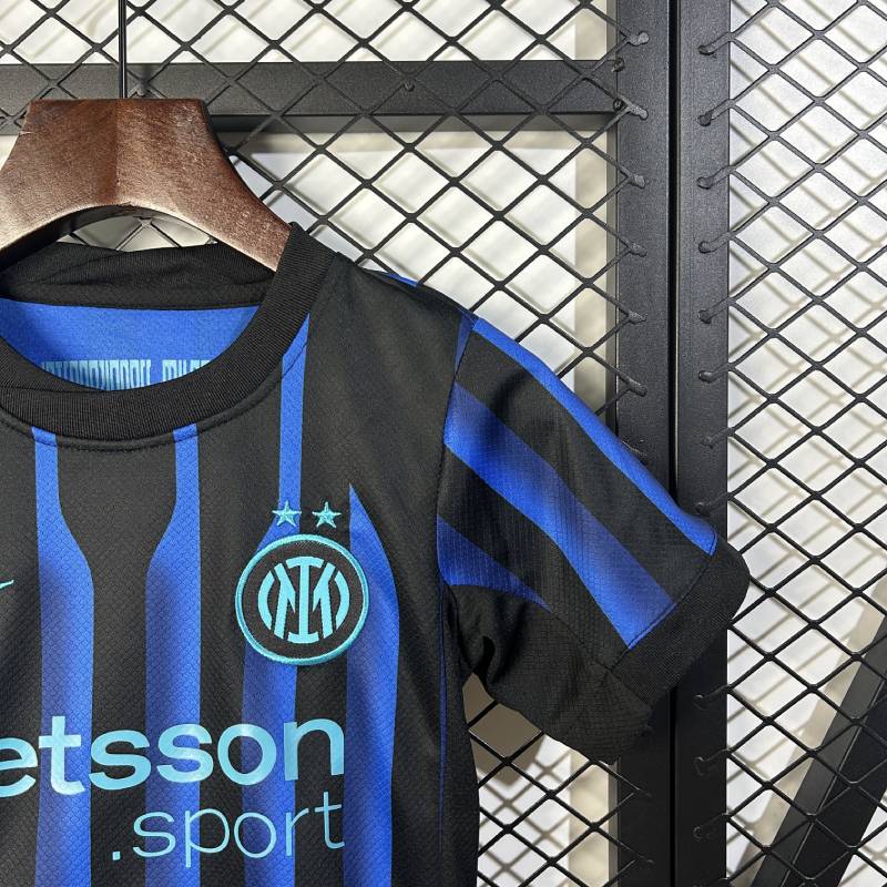 25/26 παιδιά Inter Milan Home Μέγεθος 16-28