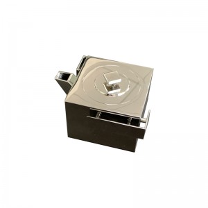 Zotye από ανοξείδωτο χάλυβα Metal Silver Electroplated Απλό σχέδιο