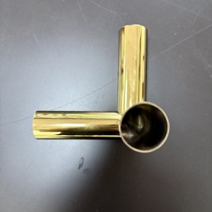 Zotye από ανοξείδωτο χάλυβα χρυσό ηλεκτρολυτικό τριγωνικό τρεις-Διακοσμητικό διακοσμητικό περίπτερο διαστάσεων