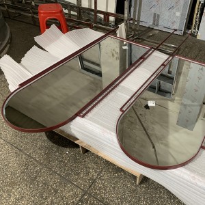 Zotye ανοξείδωτος χάλυβα Ολοκληρωμένη λάμπα και προσαρμόσιμη ηλεκτρολυμένη ανοξείδωτος χάλυβα έξυπνος καθρέφτης