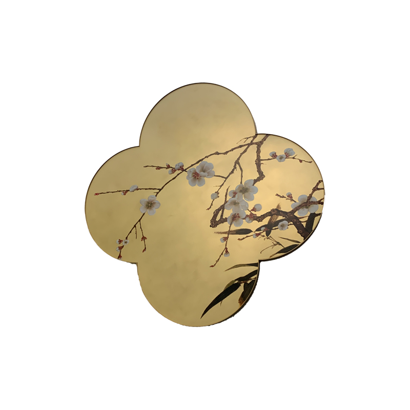 Zotye από ανοξείδωτο χάλυβα χρυσό ηλεκτρολυωμένο κινέζικο-Στυλ με μοτίβο από ανοξείδωτο χάλυβα διακοσμητικά αντικείμενα