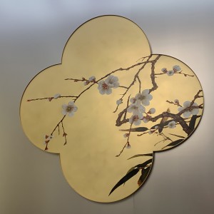 Zotye από ανοξείδωτο χάλυβα χρυσό ηλεκτρολυωμένο κινέζικο-Στυλ με μοτίβο από ανοξείδωτο χάλυβα διακοσμητικά αντικείμενα