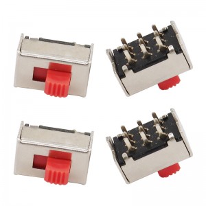 Slide Switch SS32F07 Δύο-Διακόπτης διαφάνειας θέσης, τρεις-με τον τρόπο-από την πλευρά-θέση δύο-Τοποθεσία Slide Micro Mini Electronic Switch