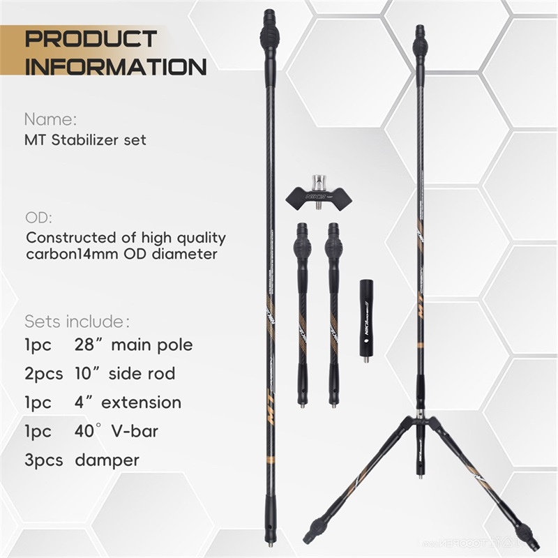 Nika archery 240128 MT OD14MM Carbon Stabilizers