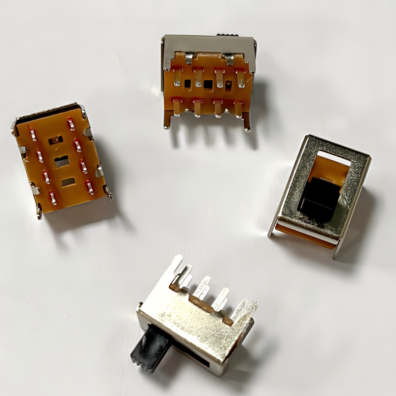 συρόμενος διακόπτης SS23F06 3-θέση, 10-σχέδιο καρφίτσας για φώτα LED -- Dongguan Factory Direct